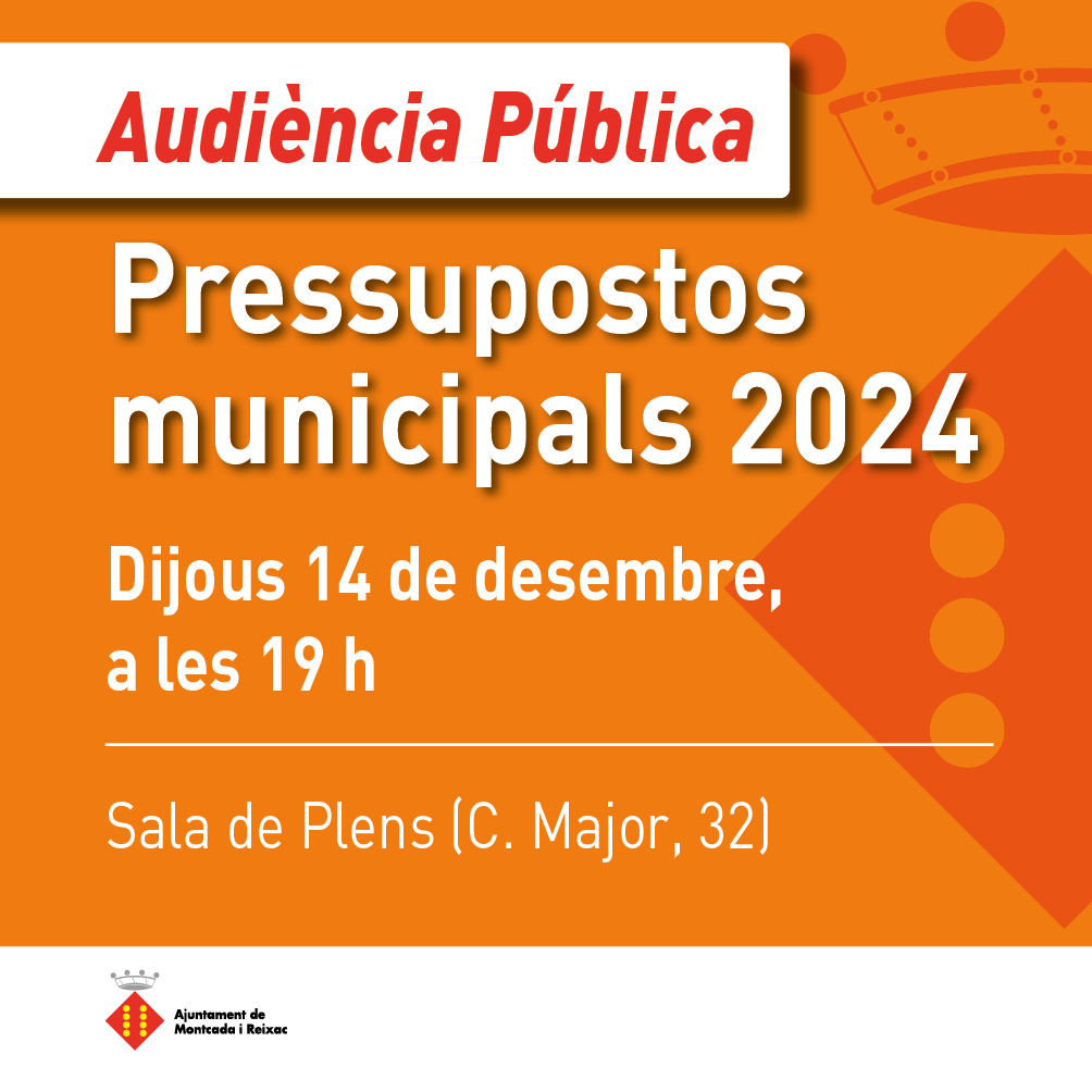 Imatge pels mitjans: AUDIÈNCIA PÚBLICA