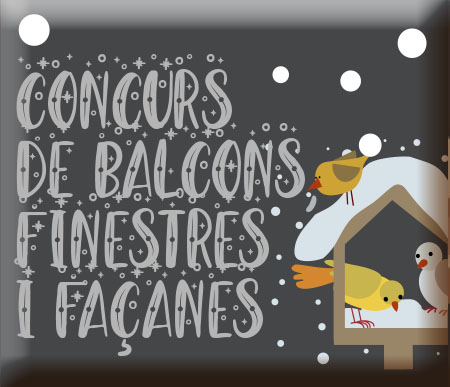 Imatge pels mitjans: 1r Concurs de decoració de balcons, finestres i façanes per Nadal